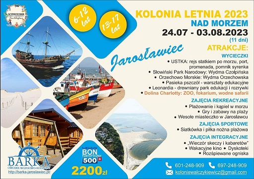 Przewozy Pasażerskie MASZ BUS - KOLONIA LETNIA 2023